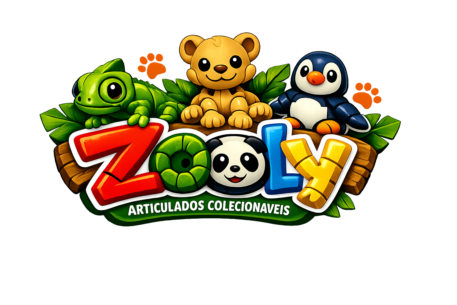 Logo Zooly Articulados Colecionáveis